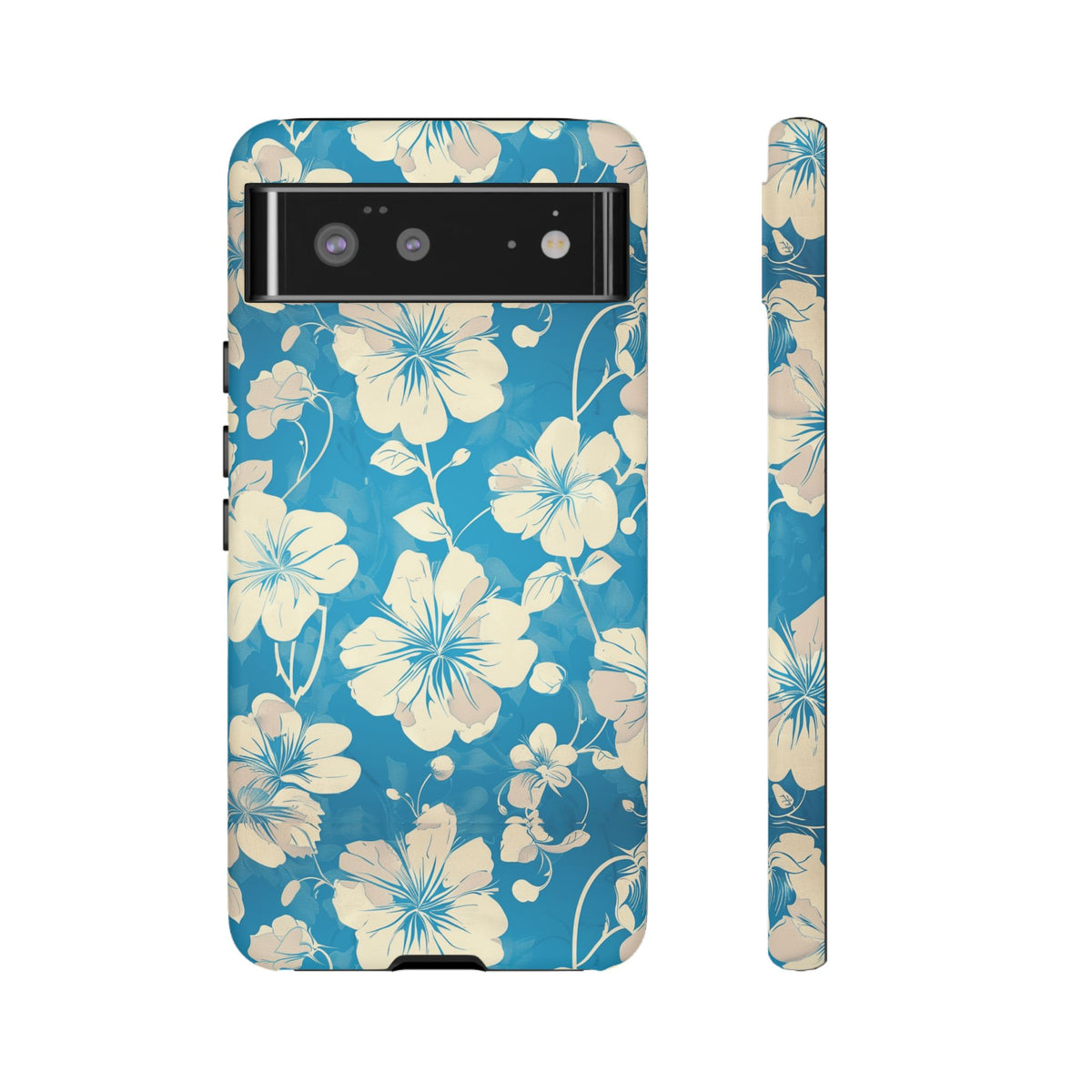 Blue Floral Seamless Pattern Phone Case