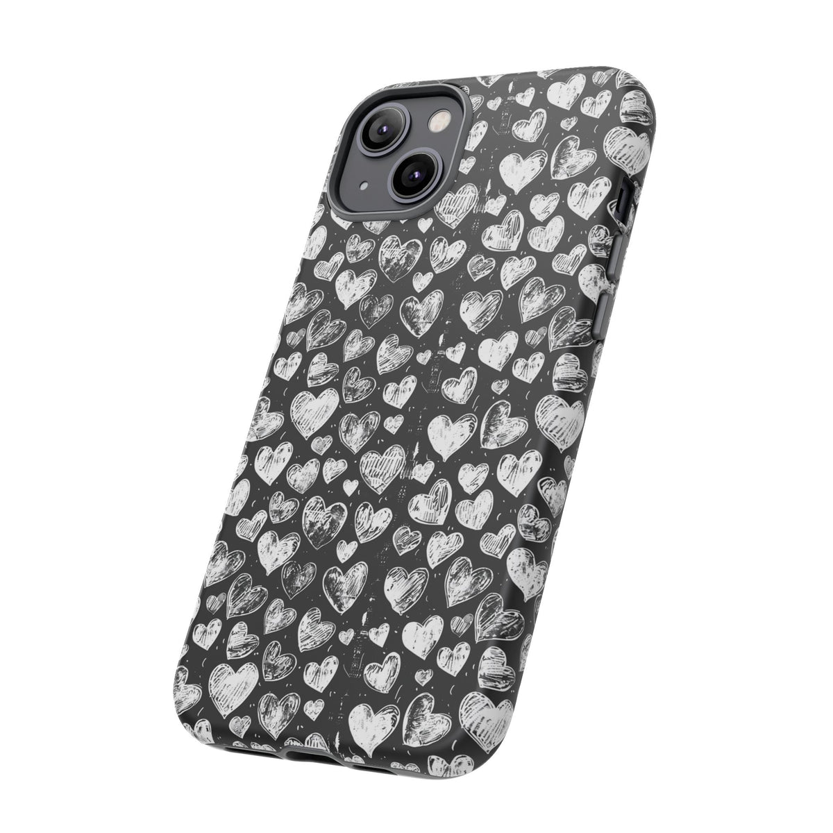 Heart Pattern Phone Case – Stylish & Loving Design for Your Device 815