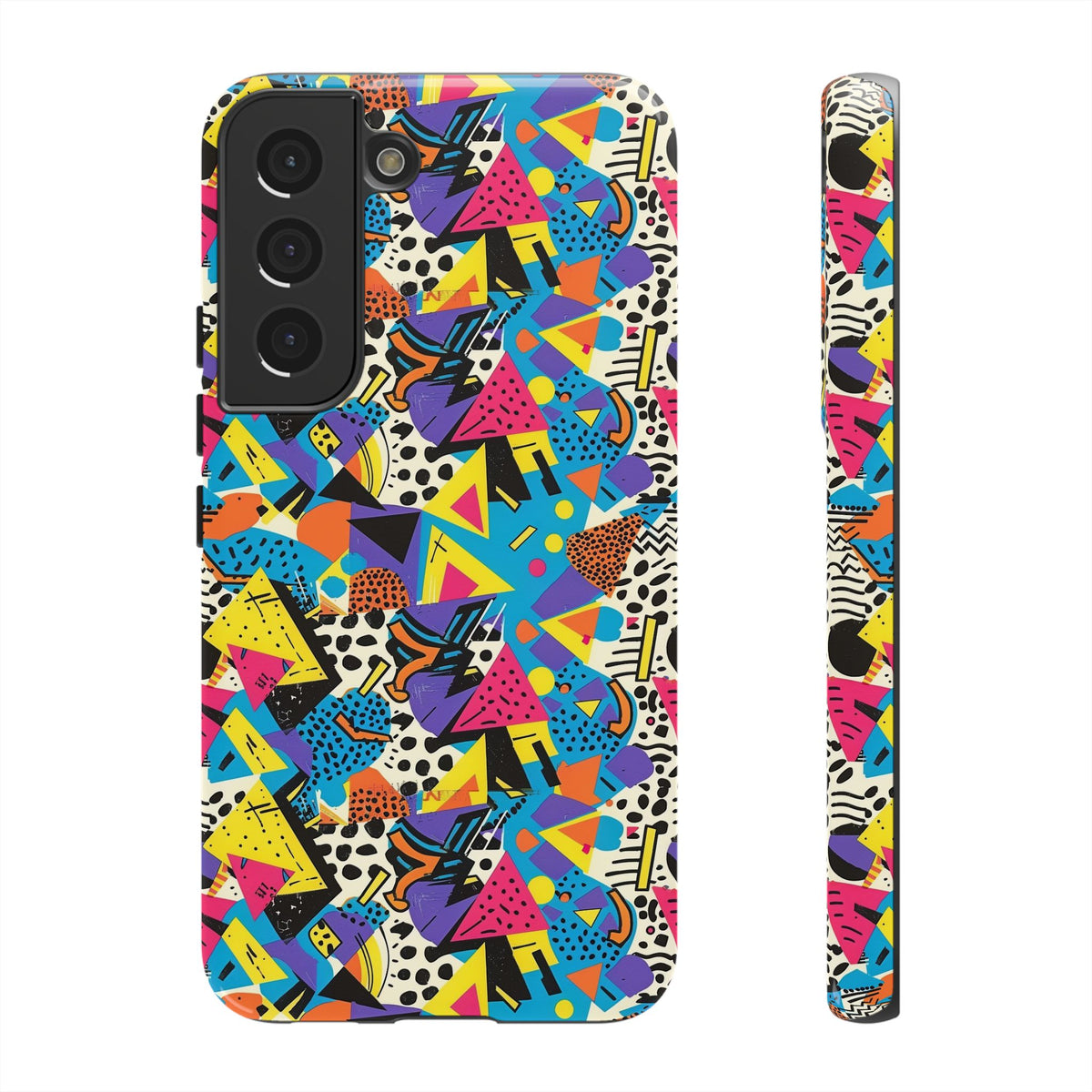 90s Themed Seamless Pattern Phone Case – Embrace Retro Style and Protection 231