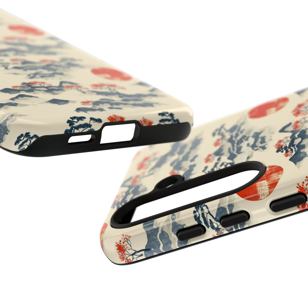 Japanese Pattern Phone Case – Elegant & Timeless Design for Your Phone 085