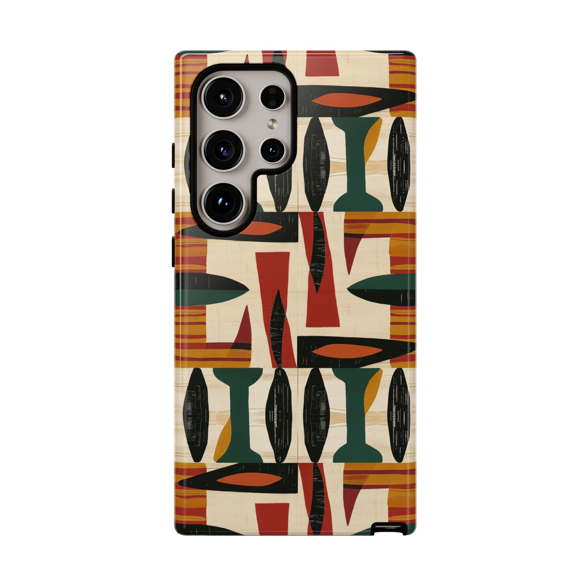 Stylish African Pattern Phone Case – Unique and Vibrant Protection 196