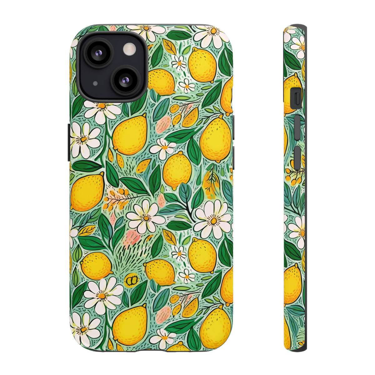 Cute Summer Lemons Phone Case – Refreshing Citrus Design for Your Phone 3