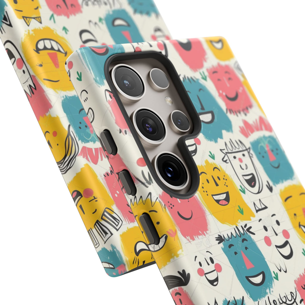 Happy Faces Phone Case – Joyful and Cheerful Design for a Bright Look