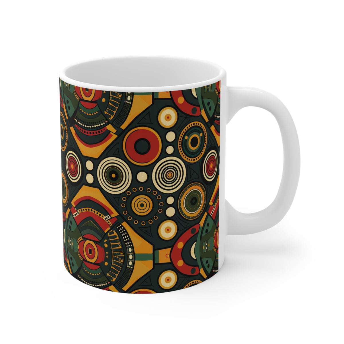 All-Over African Pattern Coffee Mug 665