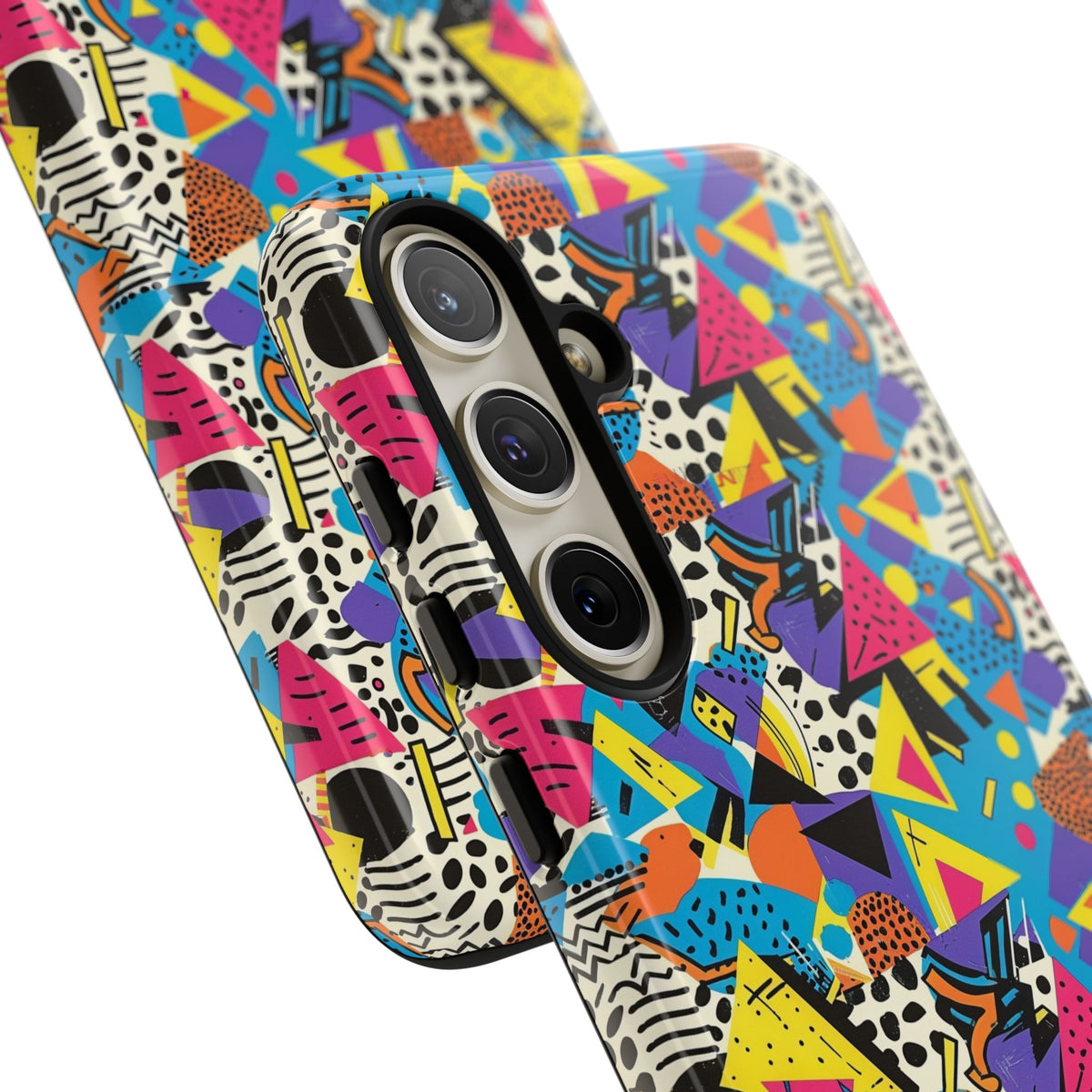 90s Themed Seamless Pattern Phone Case – Embrace Retro Style and Protection 231