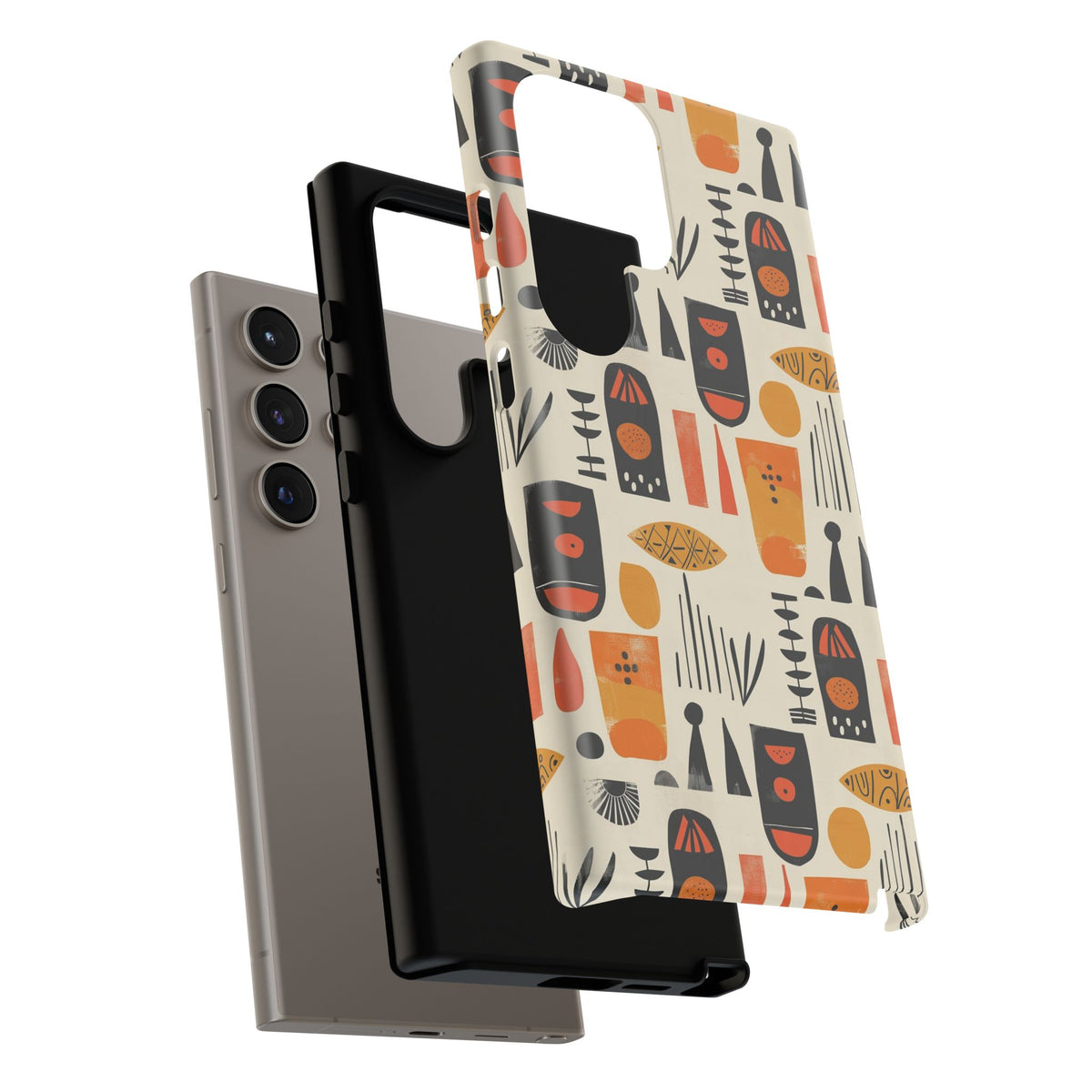 Stylish African Pattern Phone Case – Unique and Vibrant Protection 208