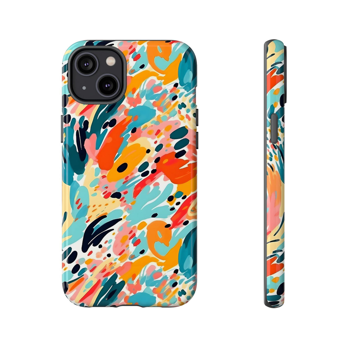 Abstract Painting Design Phone Case – Modern Art-Inspired Phone Cover 7