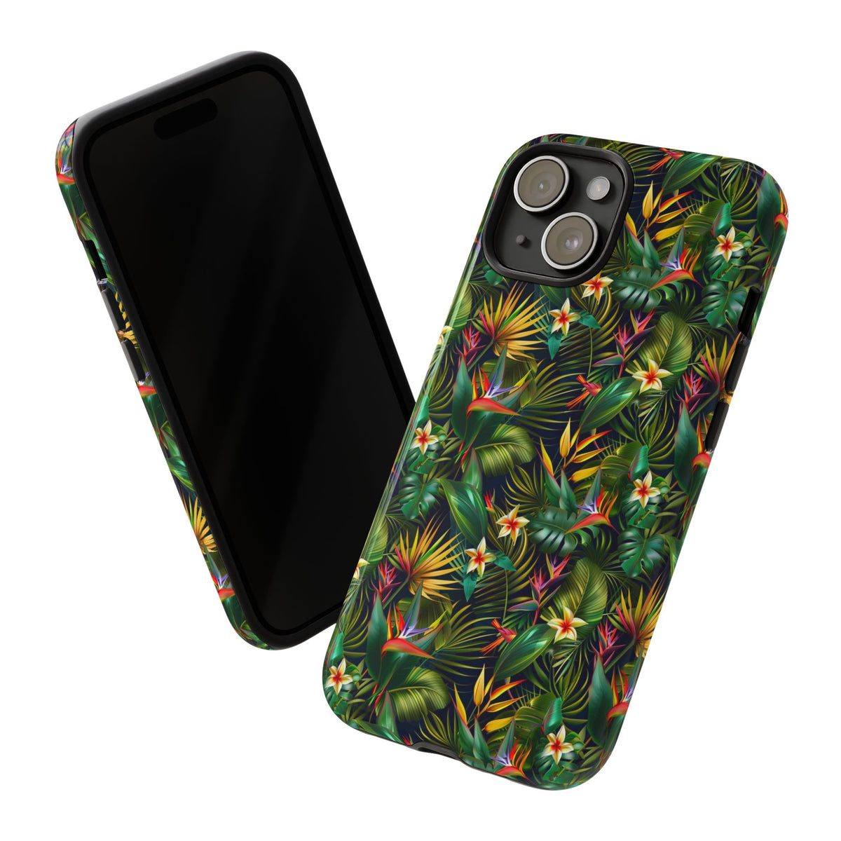 Jungle Pattern Phone Case – Exotic & Lush Design for Your Phone 348