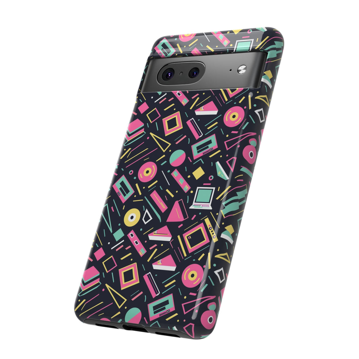 90s Themed Seamless Pattern Phone Case – Embrace Retro Style and Protection 252