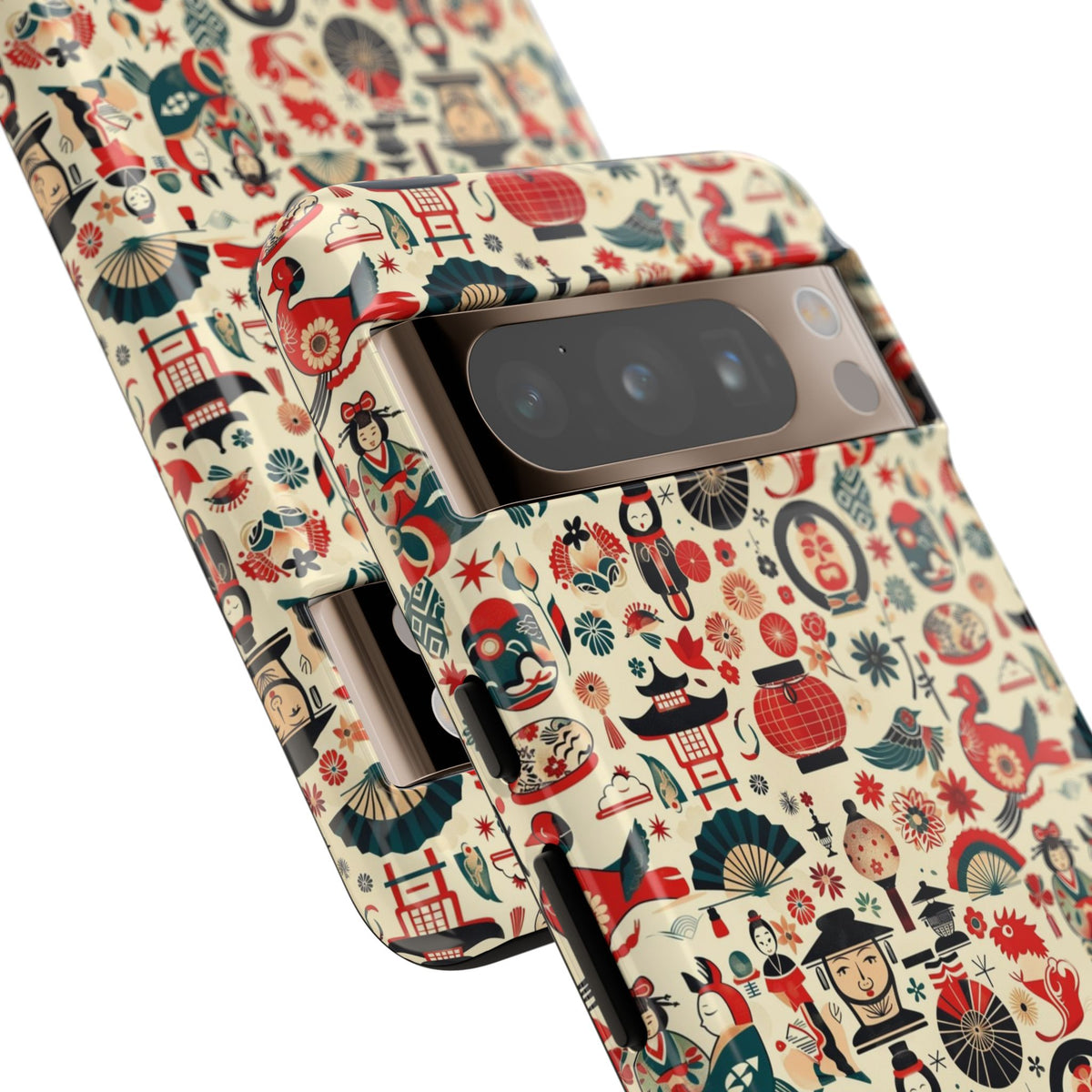 Japanese Pattern Phone Case – Elegant & Timeless Design for Your Phone 471