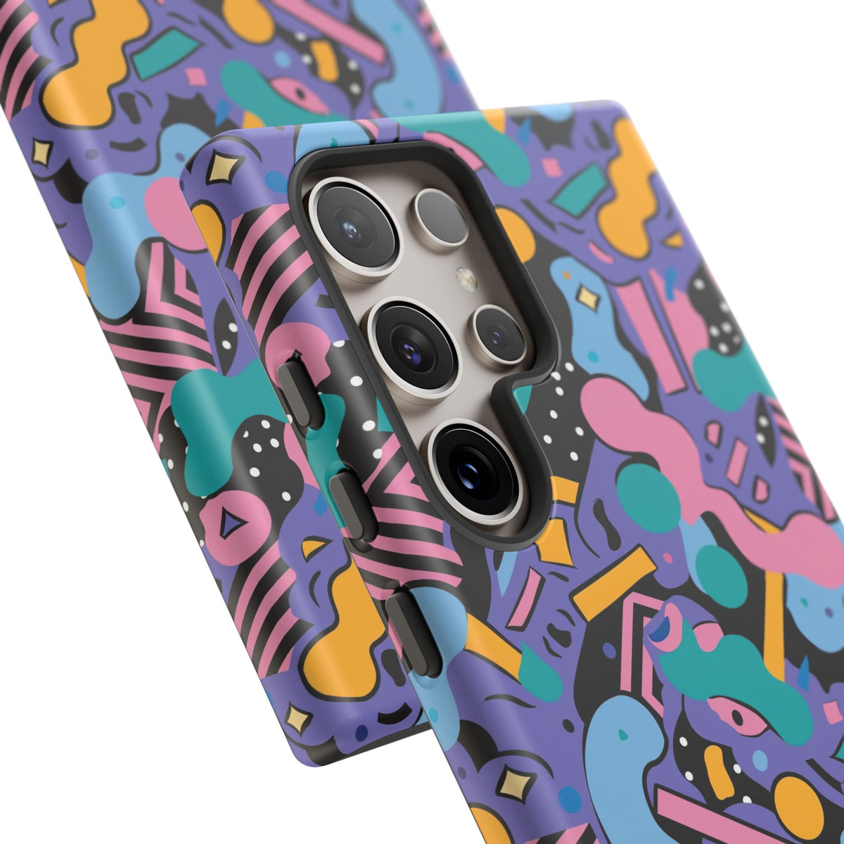 90s Themed Seamless Pattern Phone Case – Embrace Retro Style and Protection 234