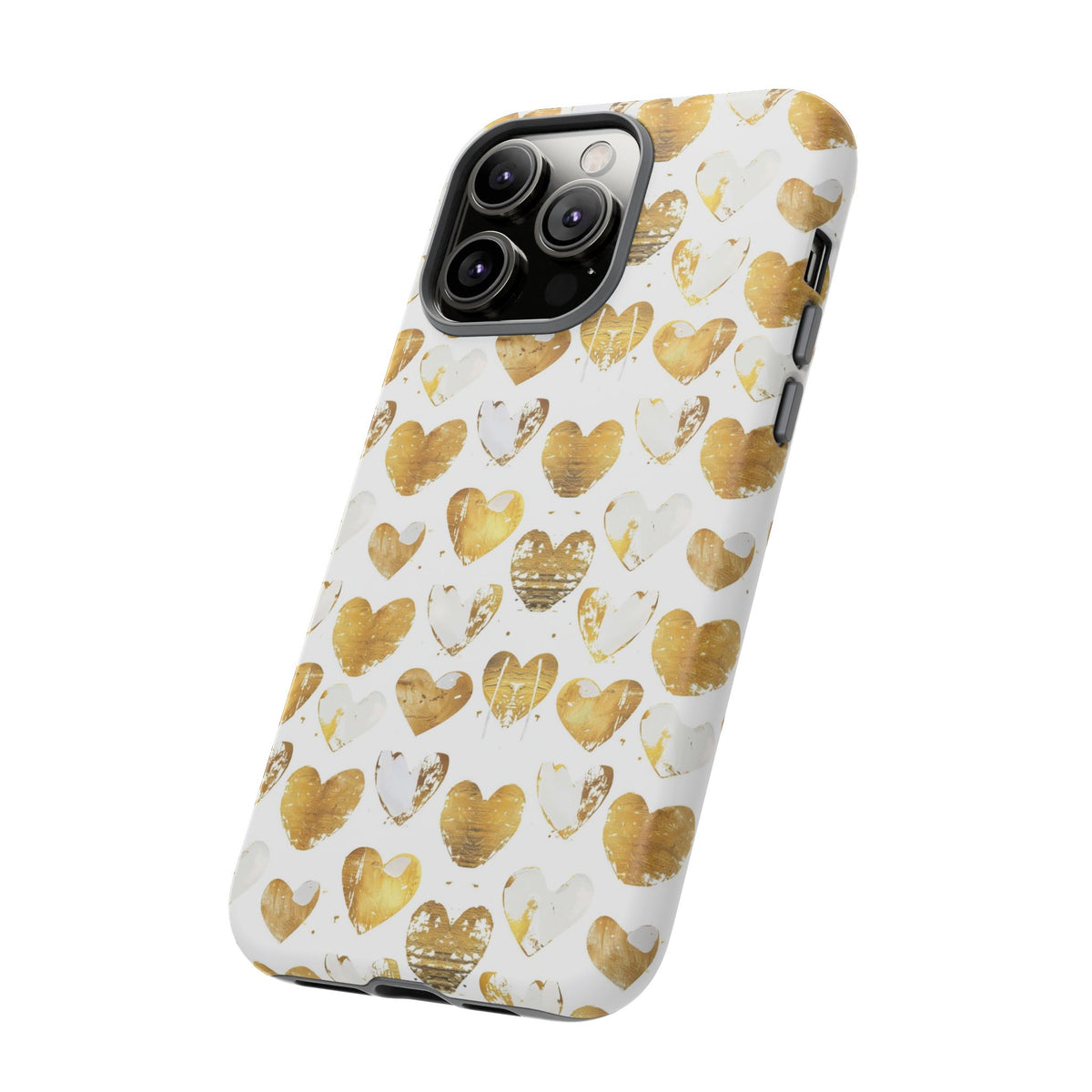 Heart Pattern Phone Case – Stylish & Loving Design for Your Device 369