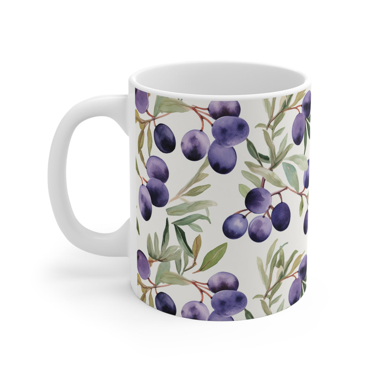 Various Watercolor Design All Over Coffee Mug – Unique Artistic Ceramic Coffee Cup 120