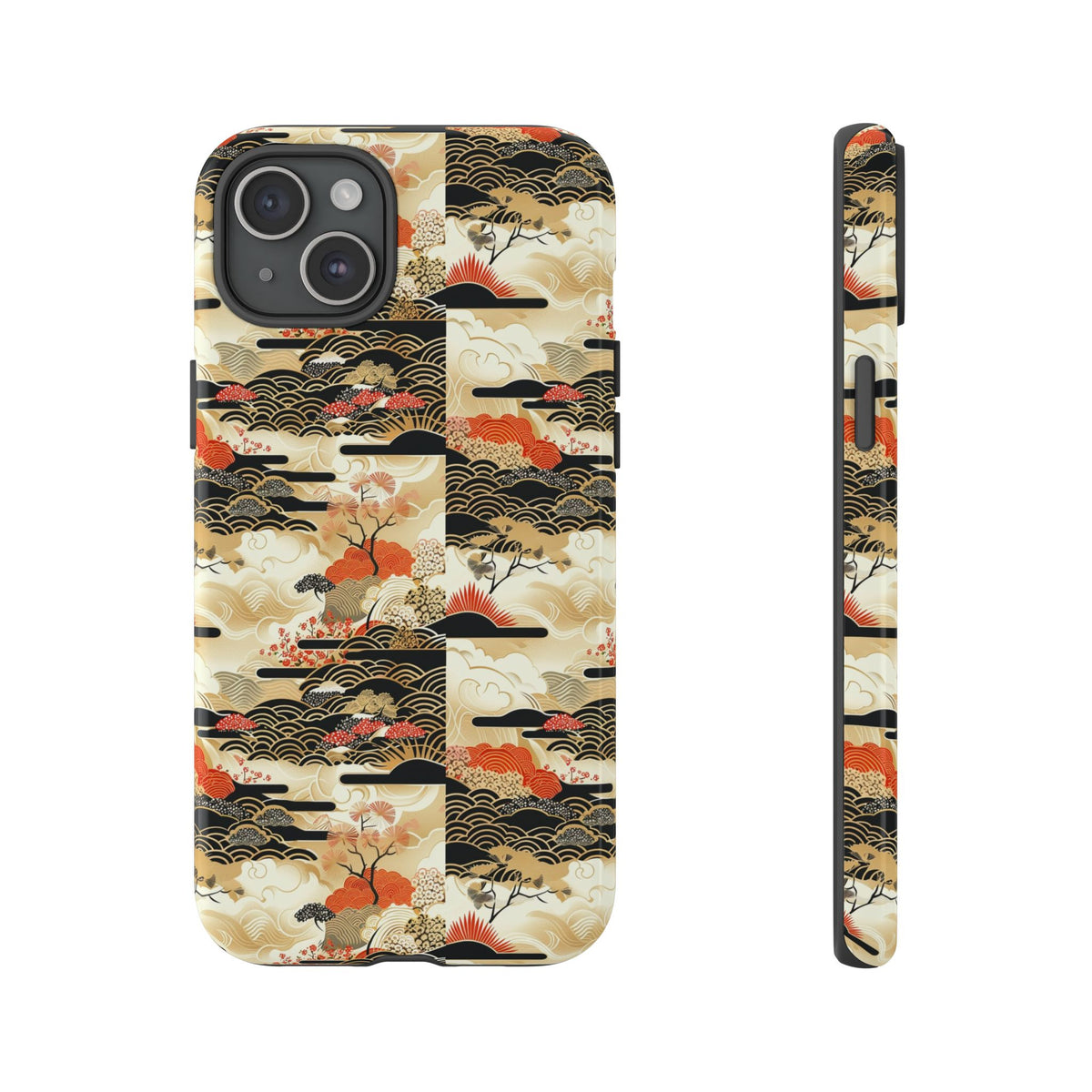 Japanese Pattern Phone Case – Elegant & Timeless Design for Your Phone 123