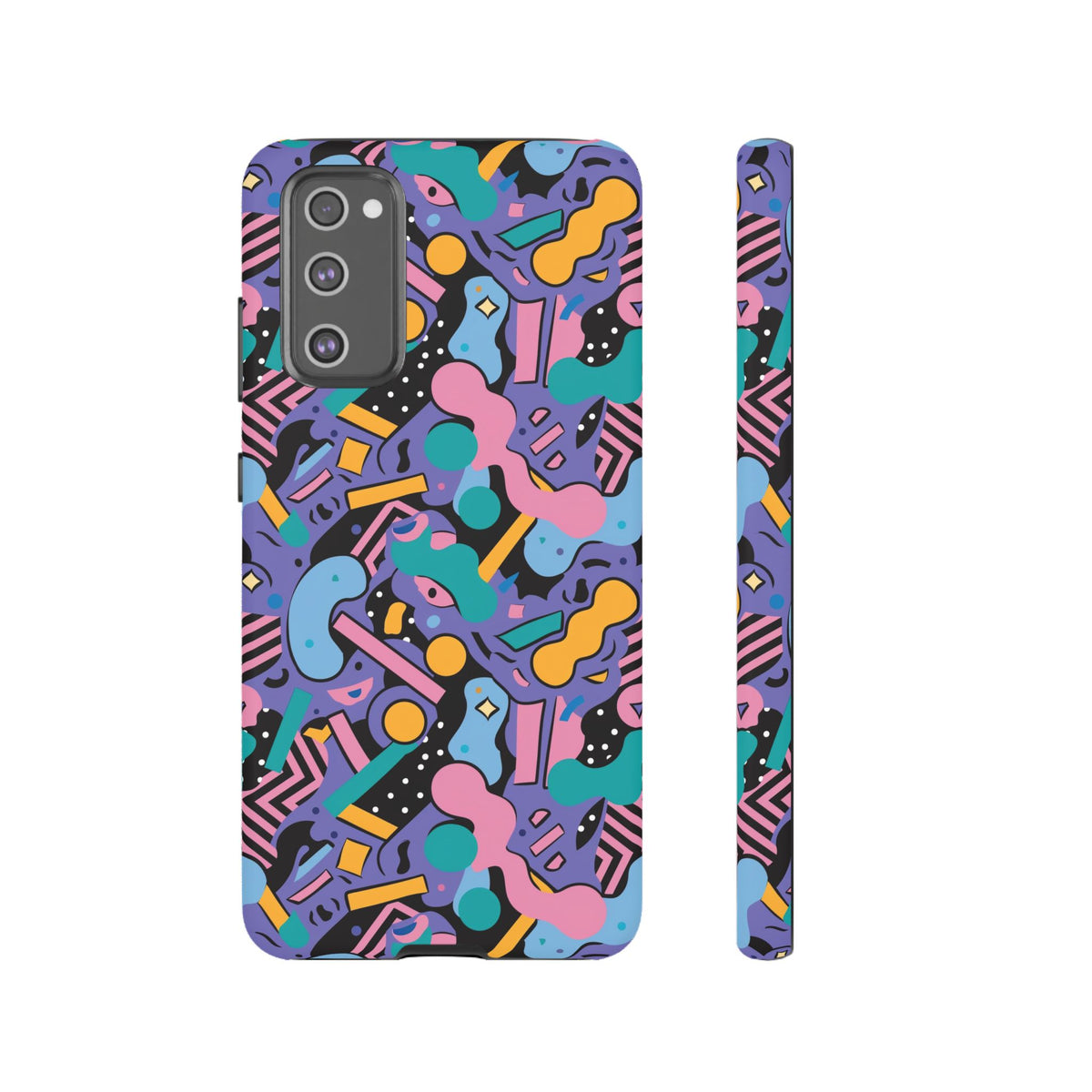 90s Themed Seamless Pattern Phone Case – Embrace Retro Style and Protection 234