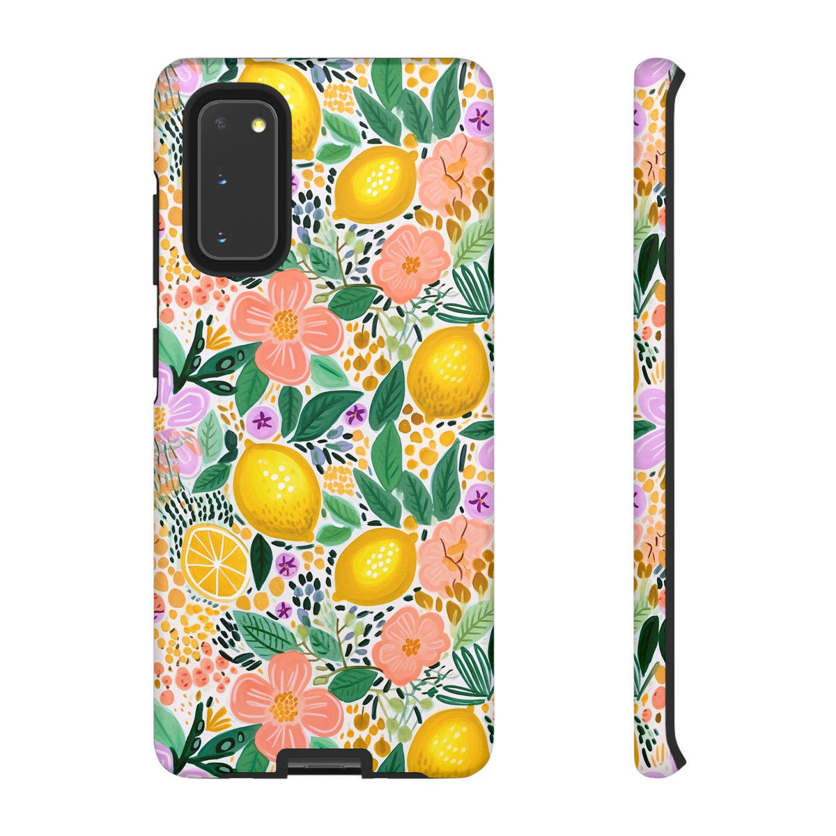 Cute Summer Lemons Phone Case – Refreshing Citrus Design for Your Phone