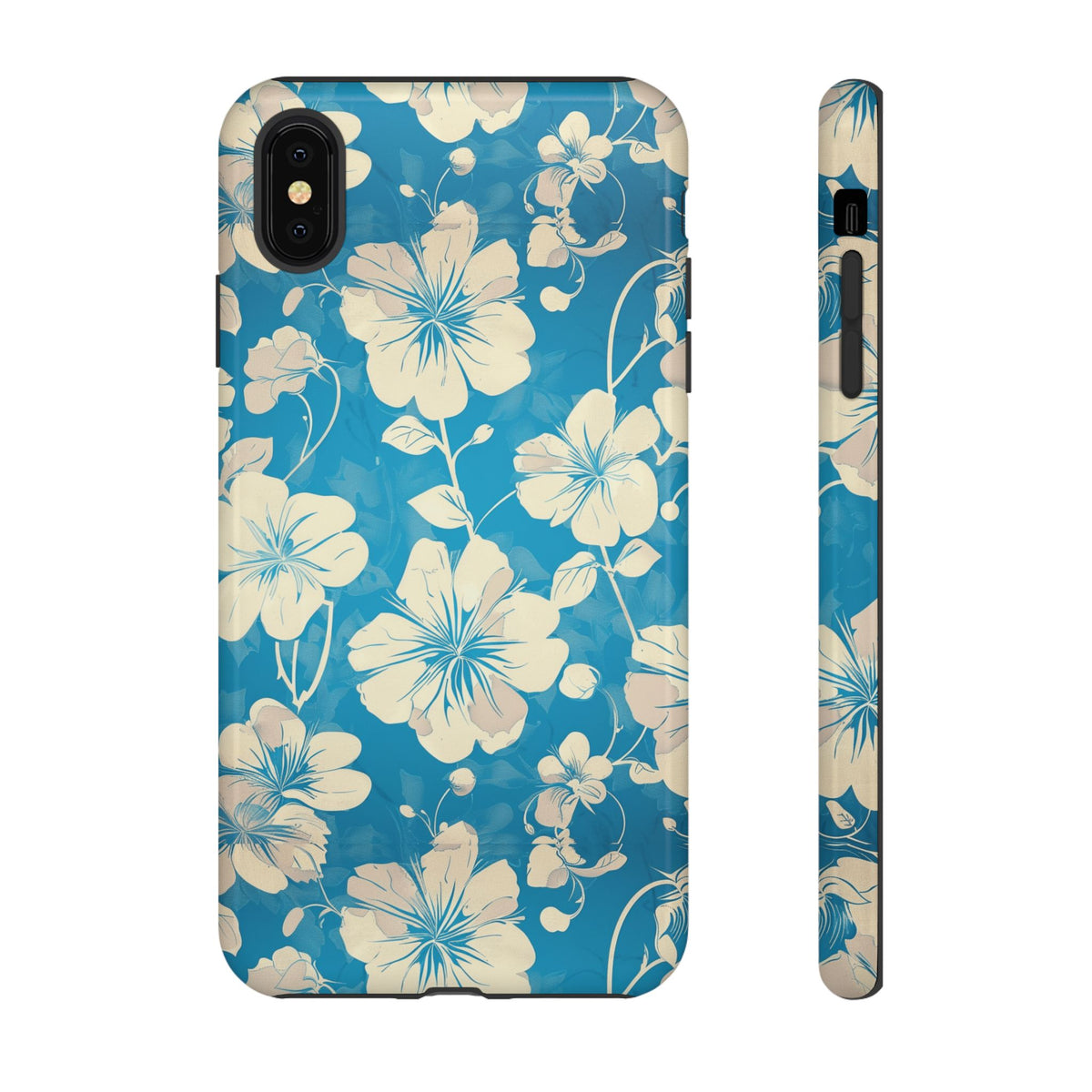 Blue Floral Seamless Pattern Phone Case