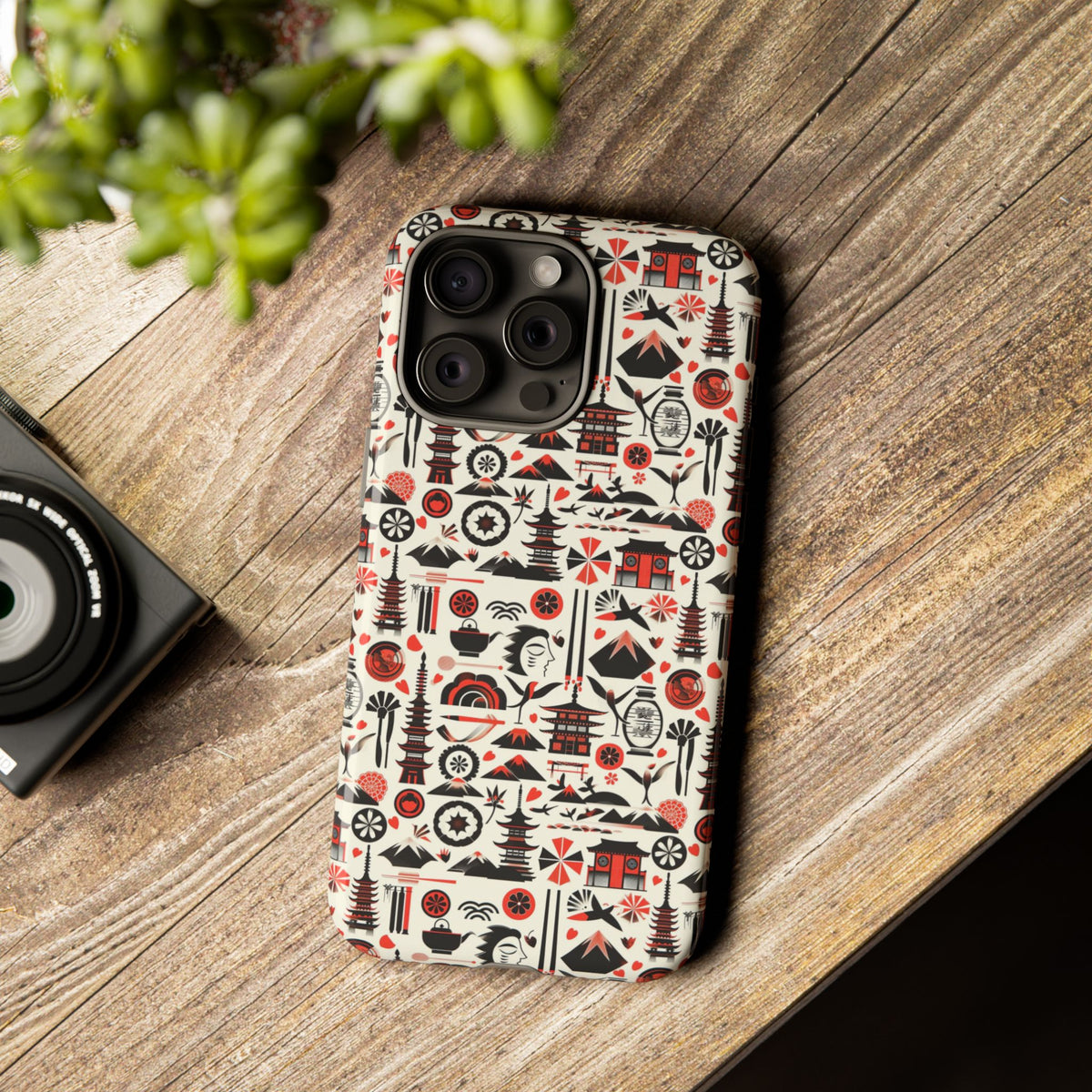 Japanese Pattern Phone Case – Elegant & Timeless Design for Your Phone 006