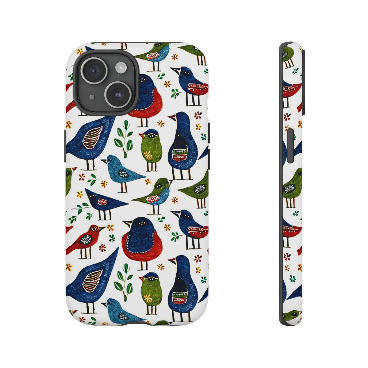 Birds Seamless Pattern Phone Case – Elegant and Timeless Avian Design 12