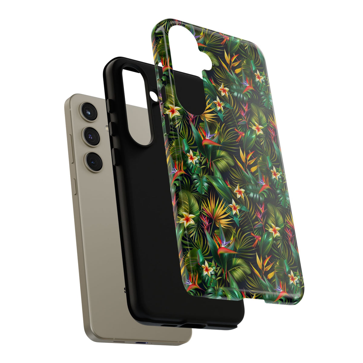 Jungle Pattern Phone Case – Exotic & Lush Design for Your Phone 348