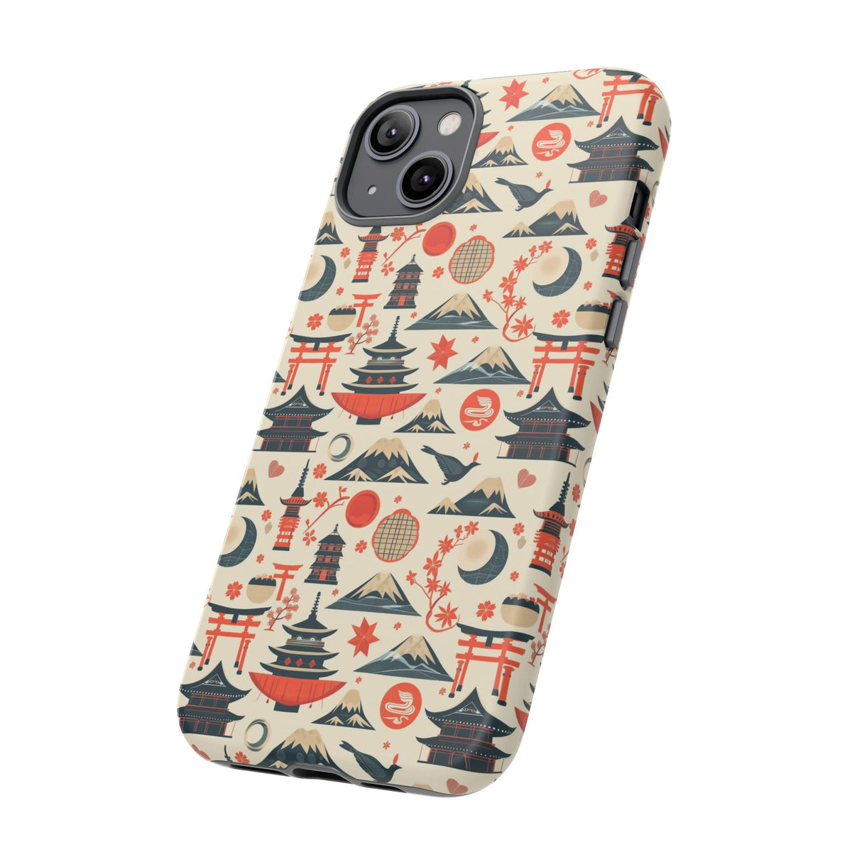 Japanese Pattern Phone Case – Elegant & Timeless Design for Your Phone 140