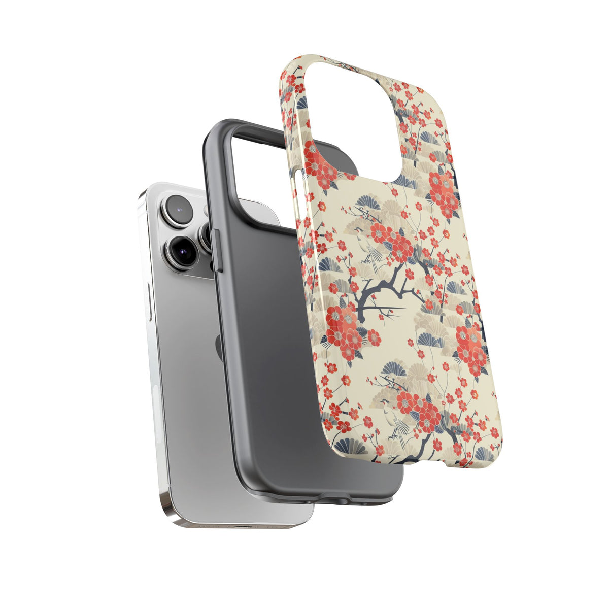 Japanese Pattern Phone Case – Elegant & Timeless Design for Your Phone 031