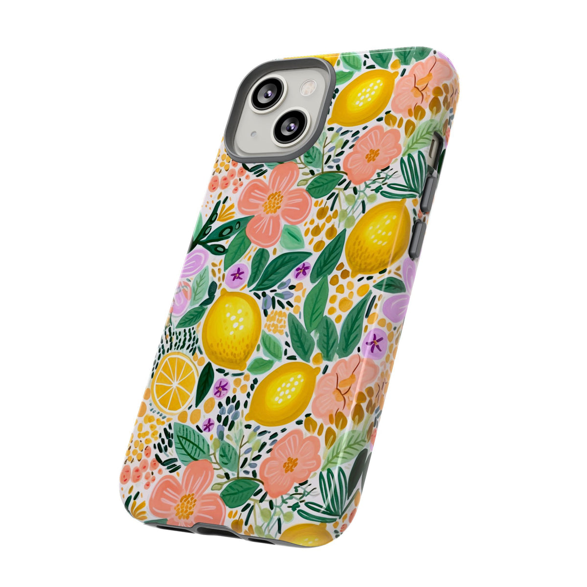 Cute Summer Lemons Phone Case – Refreshing Citrus Design for Your Phone