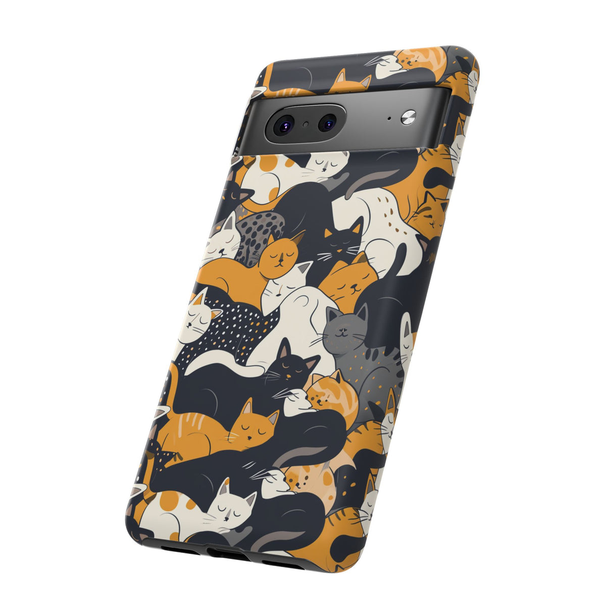 Seamless Cat Pattern Design Phone Case – Playful and Stylish Cat-Themed Phone Cover 2