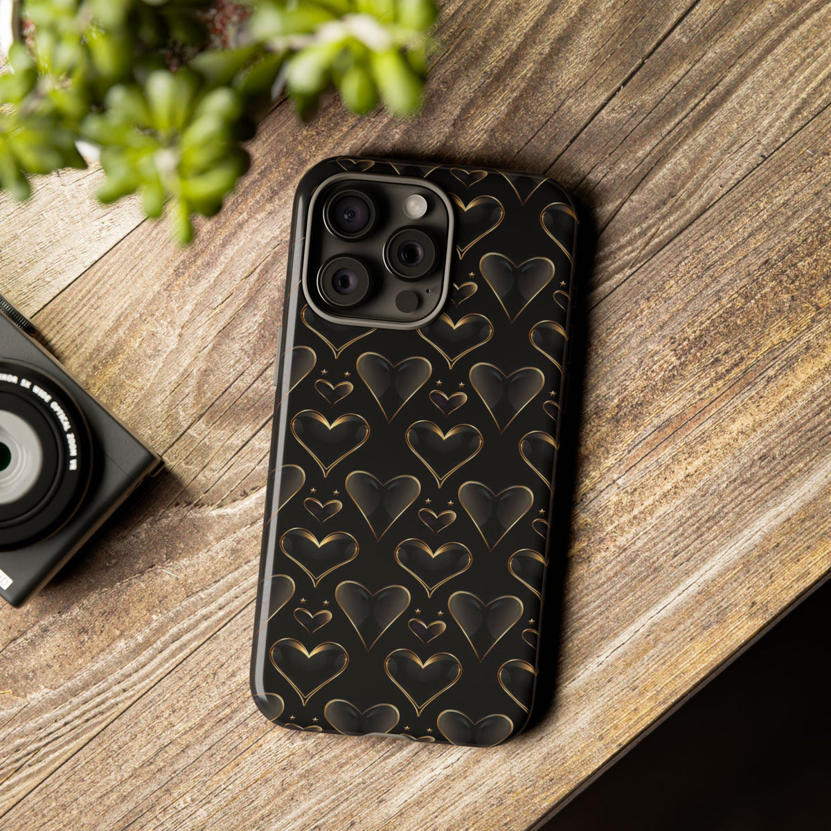 Heart Pattern Phone Case – Stylish & Loving Design for Your Device 362