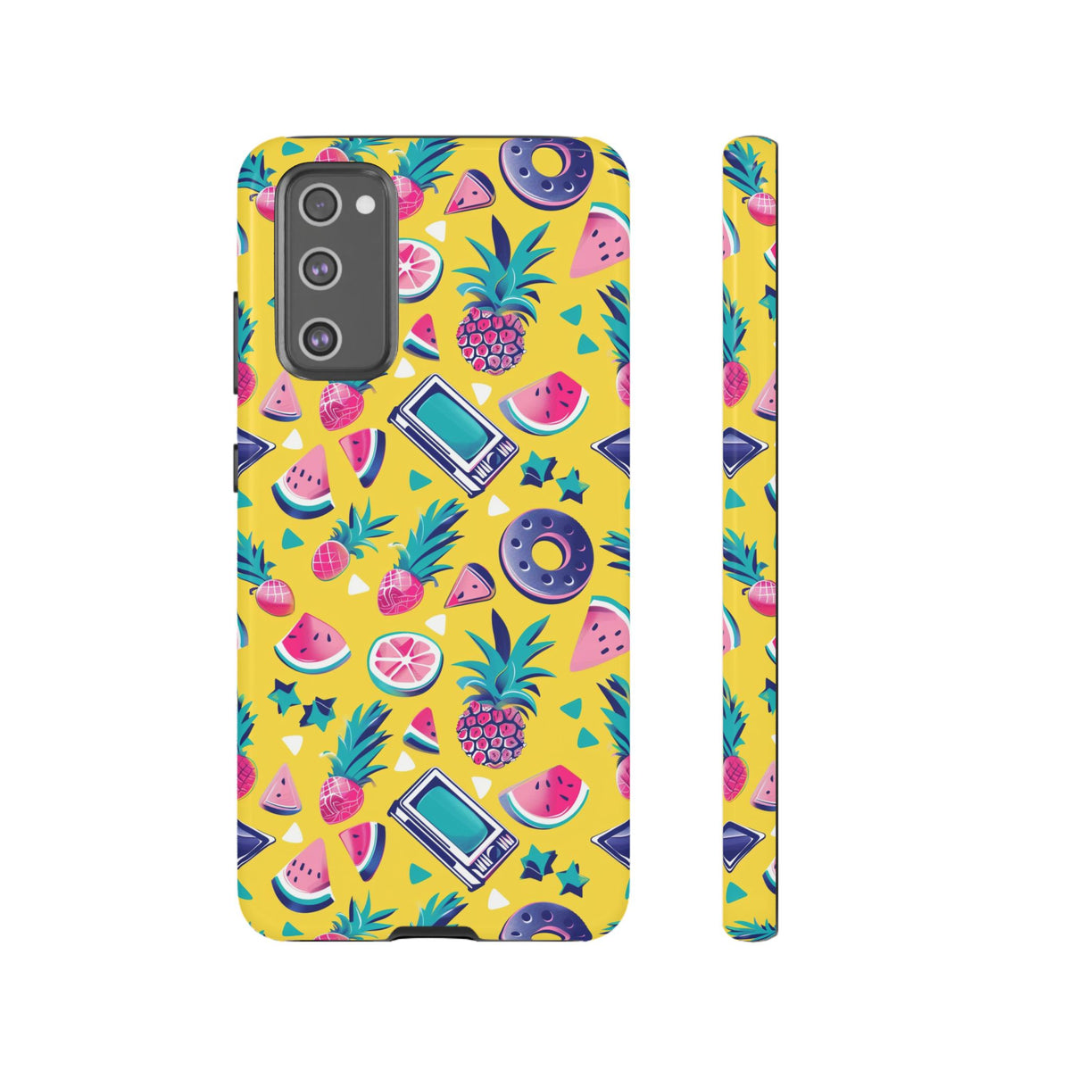 90s Themed Seamless Pattern Phone Case – Embrace Retro Style and Protection 255