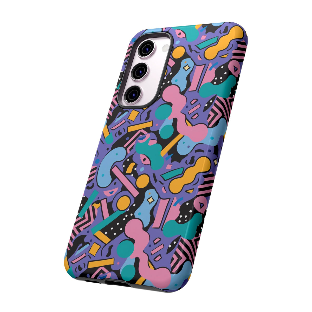 90s Themed Seamless Pattern Phone Case – Embrace Retro Style and Protection 234