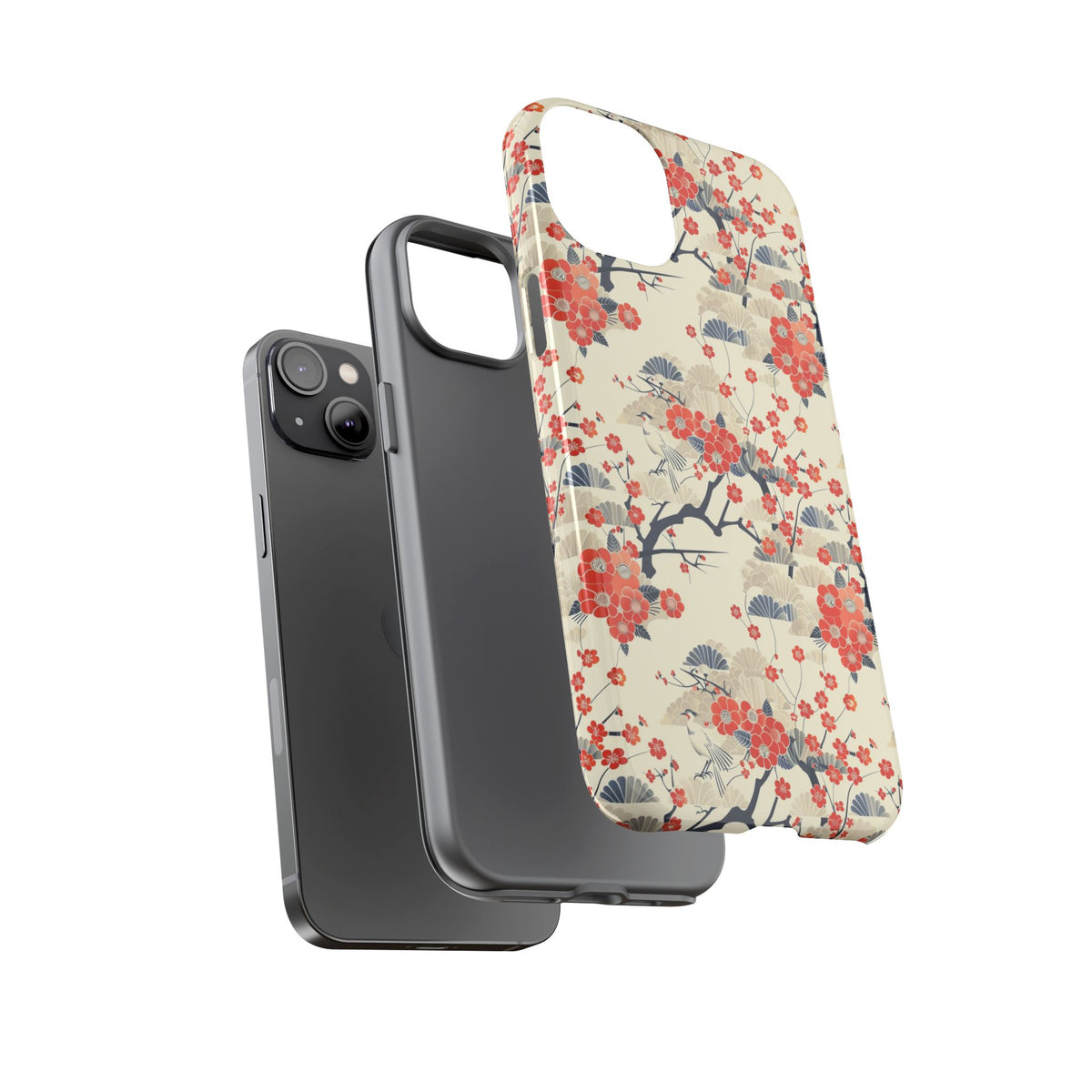 Japanese Pattern Phone Case – Elegant & Timeless Design for Your Phone 031