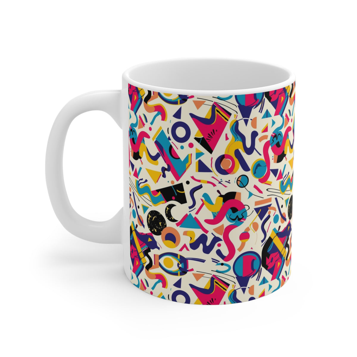 90s Retro Coffee Mug - Full Wrap Design 515