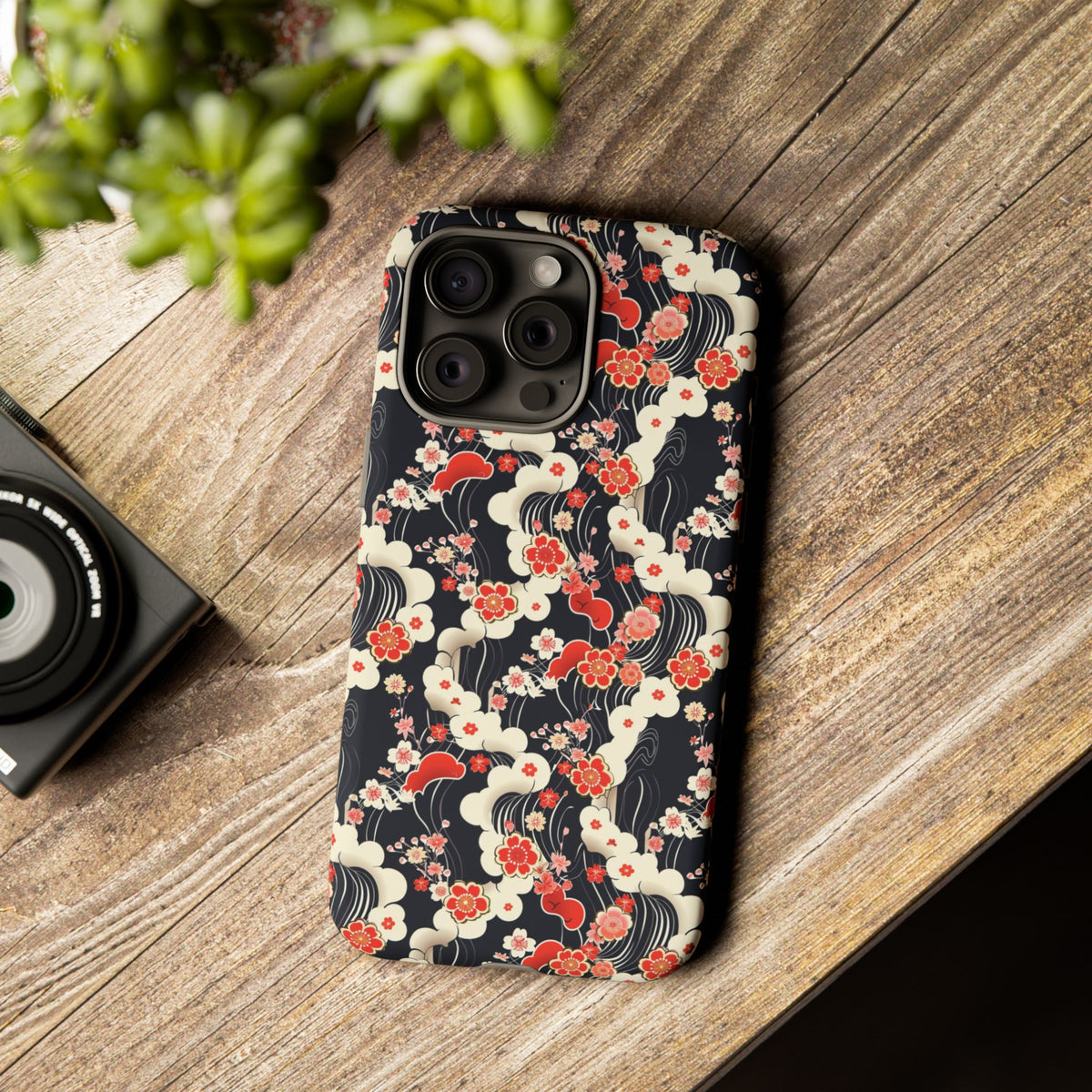 Japanese Pattern Phone Case – Elegant & Timeless Design for Your Phone 478