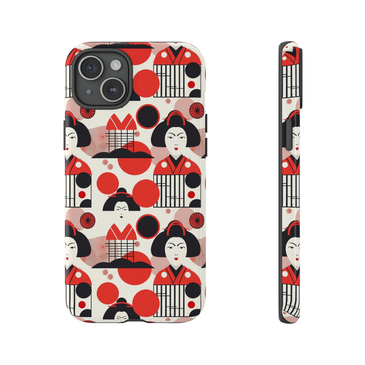 Japanese Pattern Phone Case – Elegant & Timeless Design for Your Phone 018