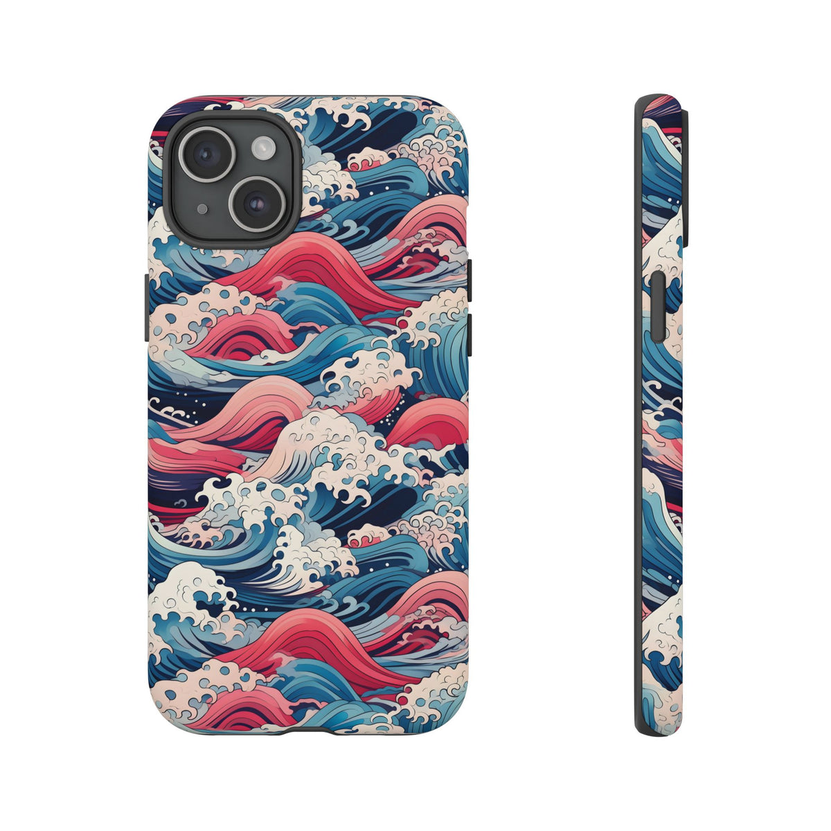 Japanese Waves Phone Case – Embrace Timeless Elegance with Classic Design 3