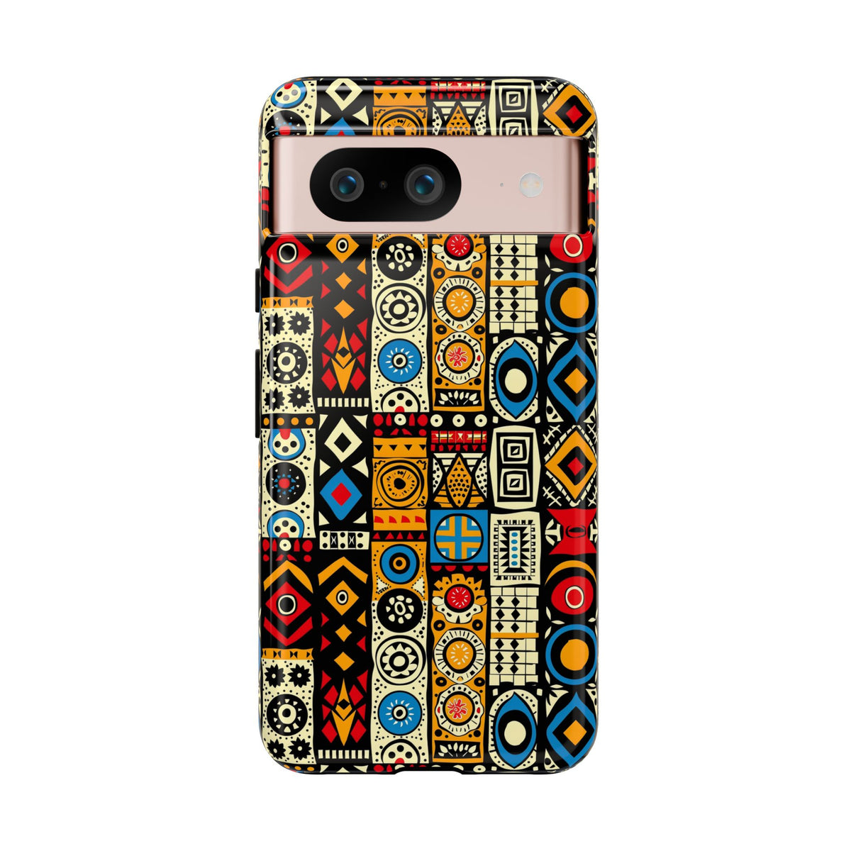 Stylish African Pattern Phone Case – Unique and Vibrant Protection 206