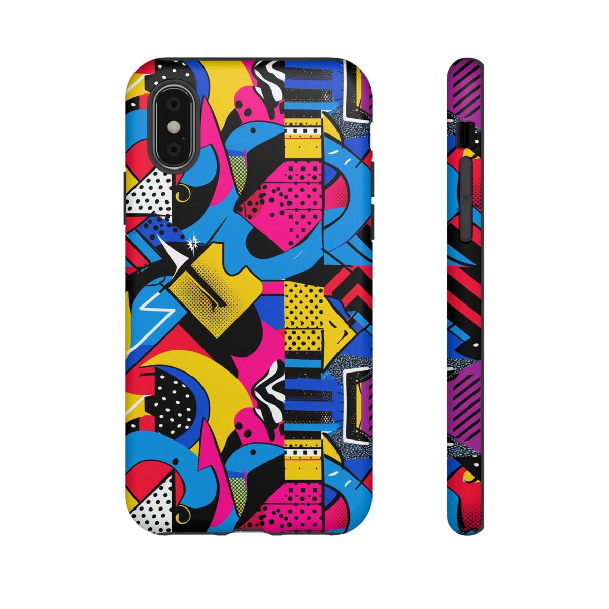 Retro 80s Seamless Phone Case – Vintage Style Meets Modern Protection