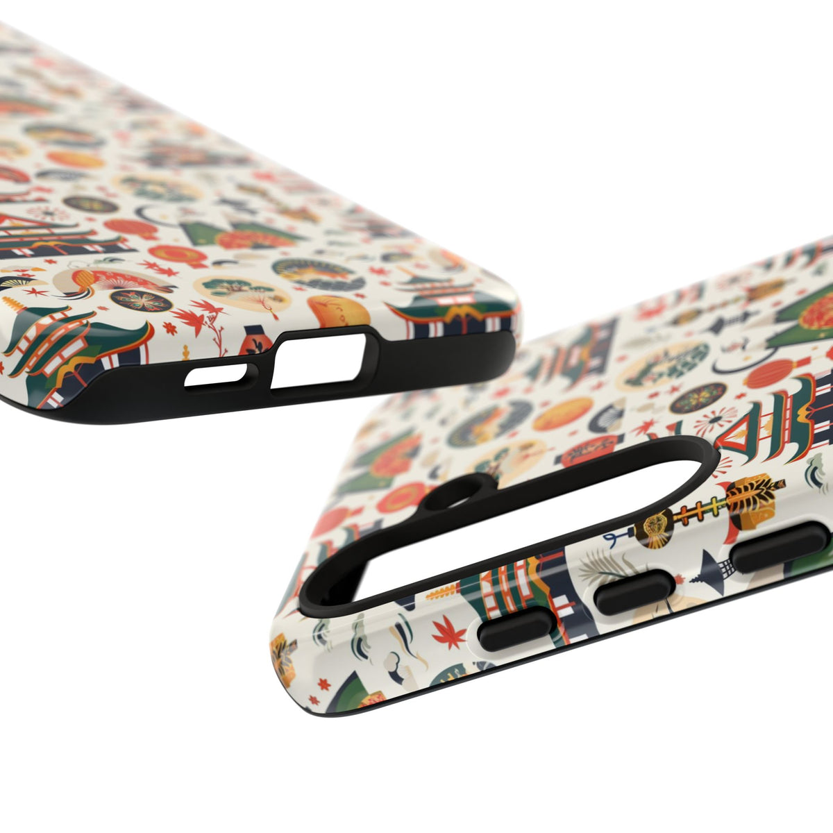 Japanese Pattern Phone Case – Elegant & Timeless Design for Your Phone 068