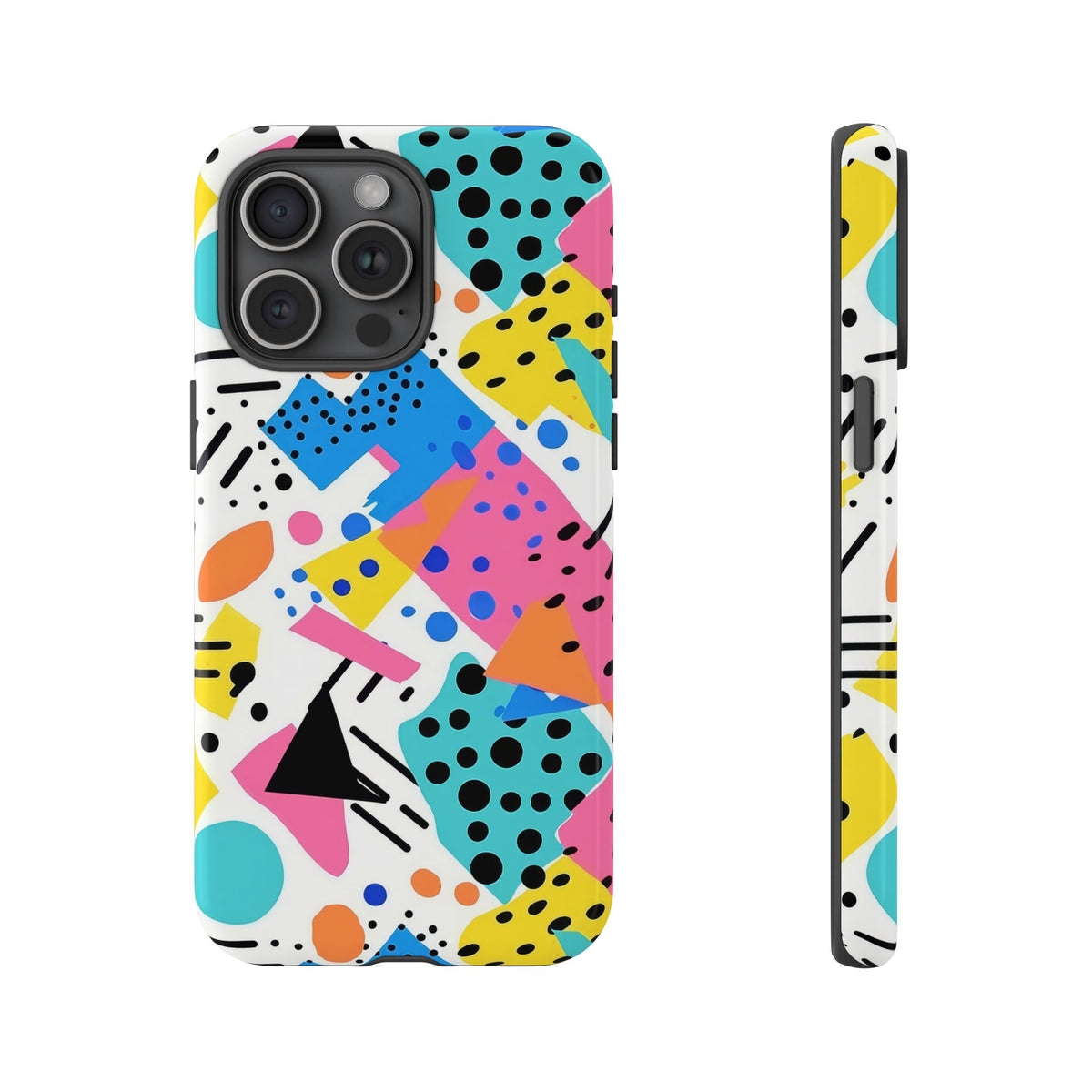 Bright Summer Memphis Design Phone Case – Vibrant and Playful Phone Cover