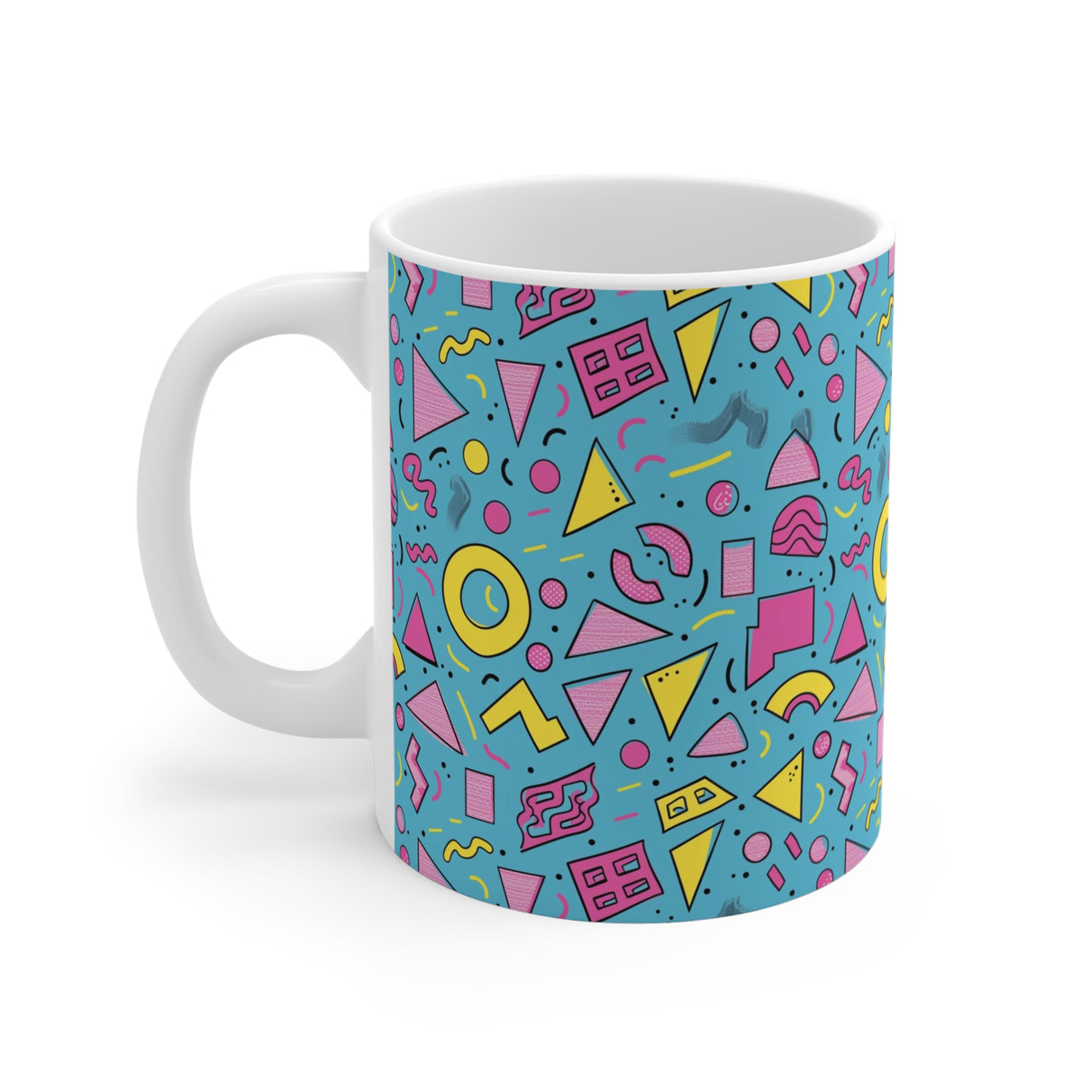 90s Retro Coffee Mug - Full Wrap Design 585