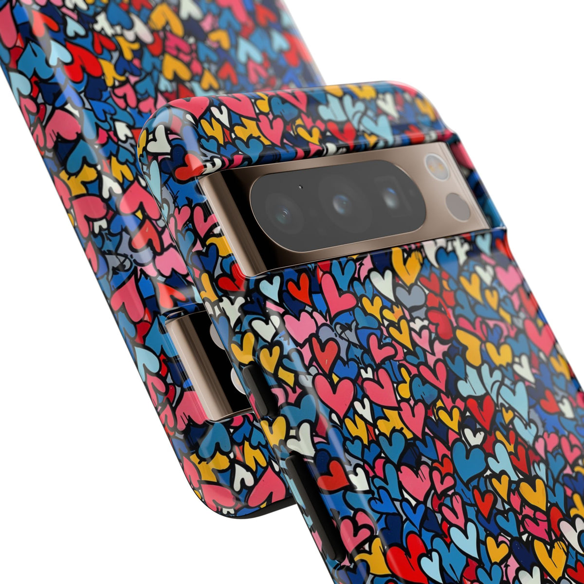 Heart Pattern Phone Case – Stylish & Loving Design for Your Device 820