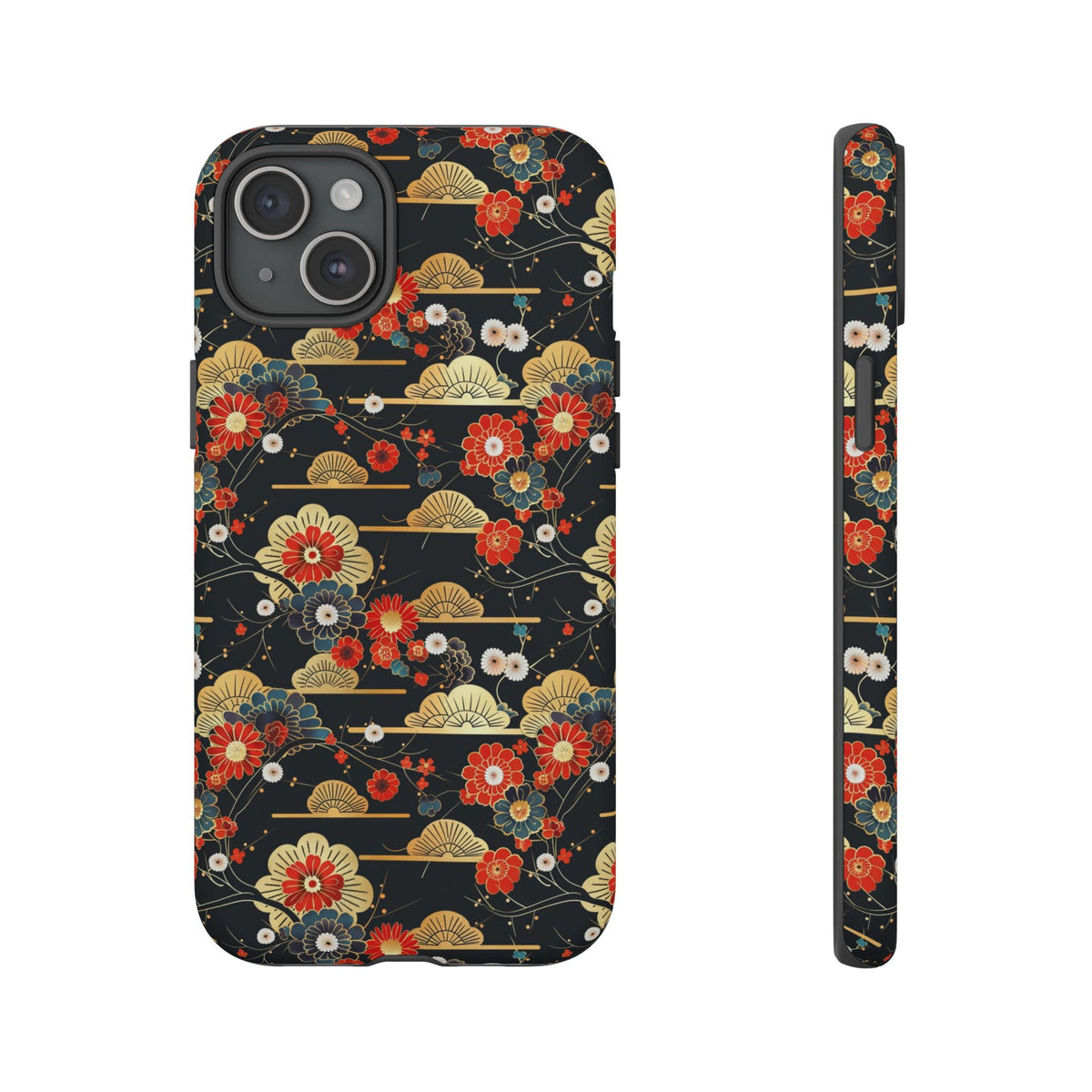 Japanese Pattern Phone Case – Elegant & Timeless Design for Your Phone 063