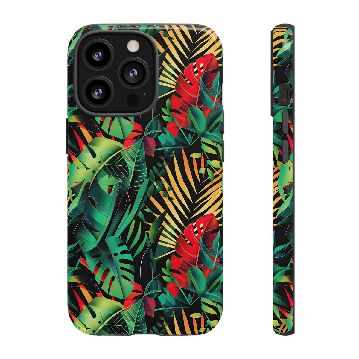 Jungle Collage Phone Case – Vibrant & Durable Nature-Inspired Protection