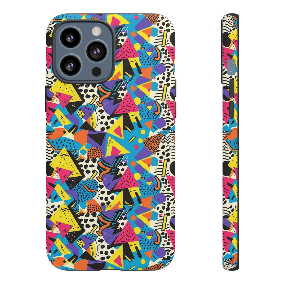 90s Themed Seamless Pattern Phone Case – Embrace Retro Style and Protection 231