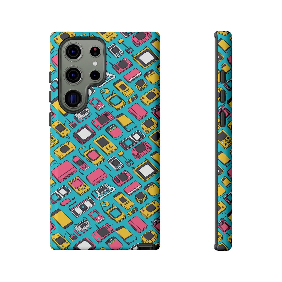 90s Themed Seamless Pattern Phone Case – Embrace Retro Style and Protection 237