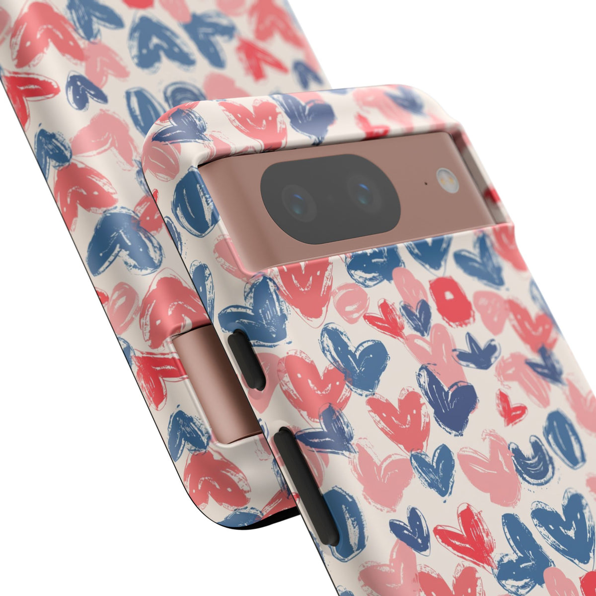 Heart Pattern Phone Case – Stylish & Loving Design for Your Device 354