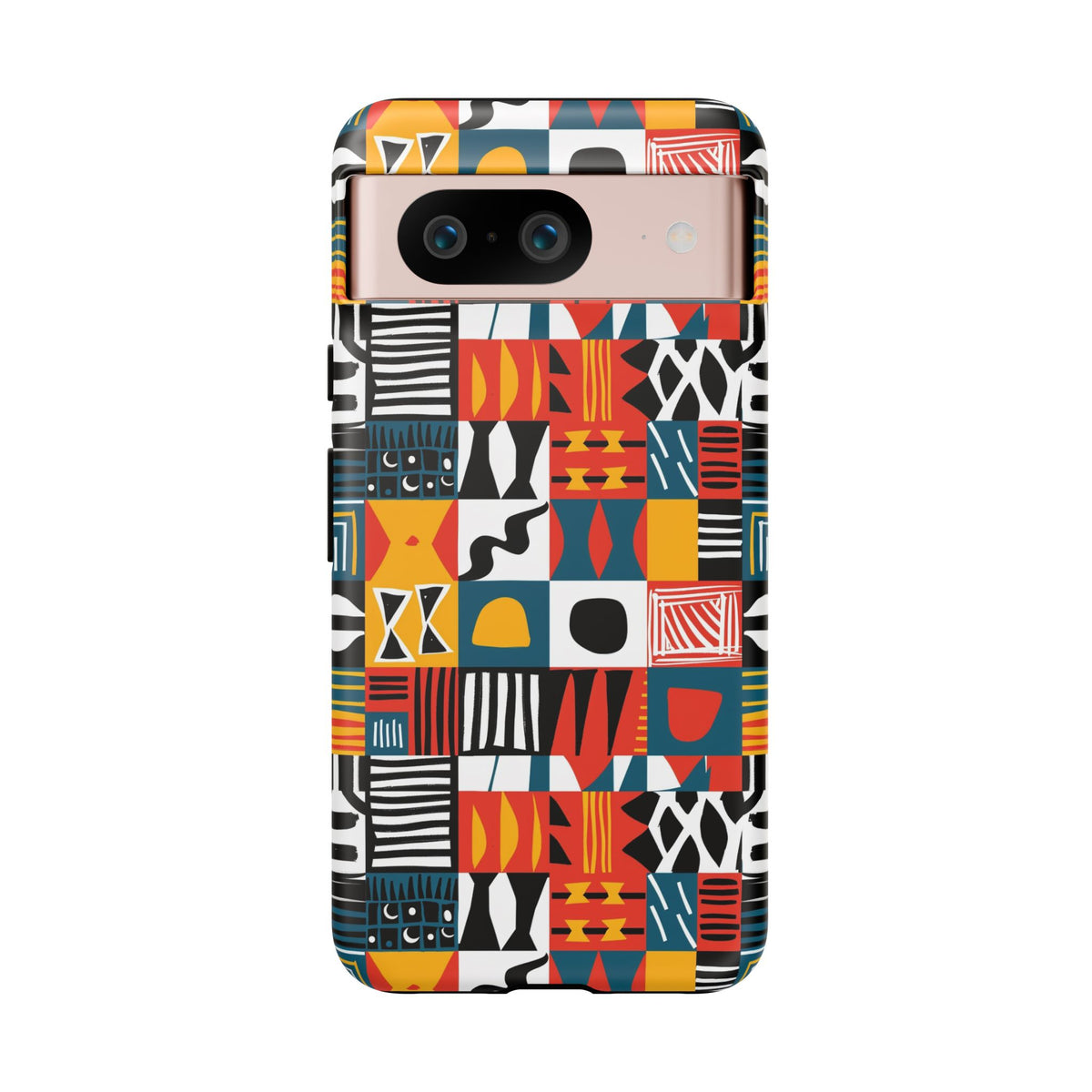 Stylish African Pattern Phone Case – Unique and Vibrant Protection 076