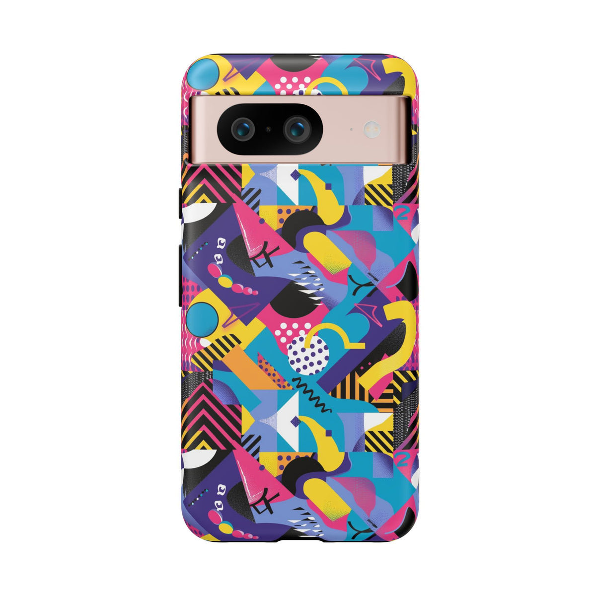 90s Themed Seamless Pattern Phone Case – Embrace Retro Style and Protection 303