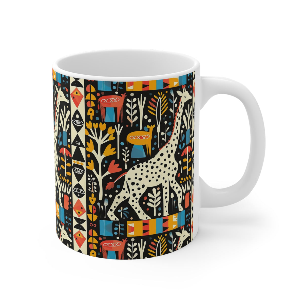 All-Over African Pattern Coffee Mug 597